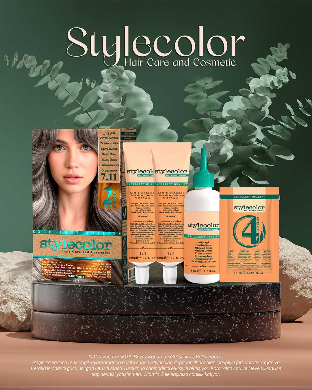 Stylecolor Bitkisel İçerikli Vegan Krem Saç Boyası