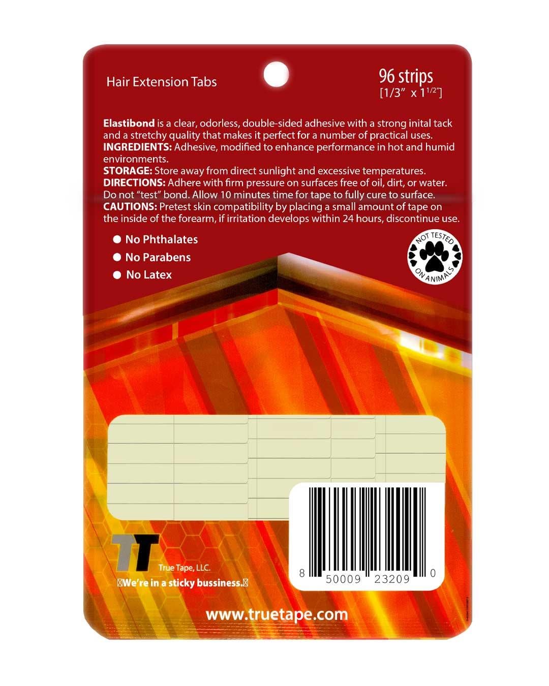 True Tape Elastibond Hair Extension Tape - Bant Kaynak Bandı (4 cm x 0,8 cm) 96 Adet