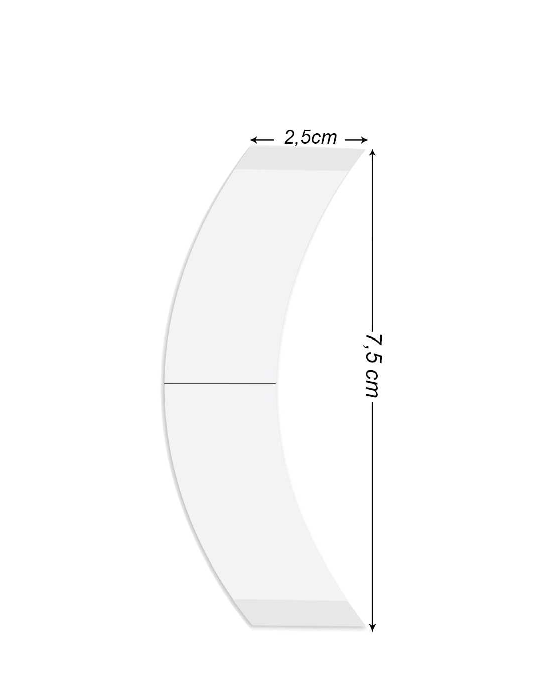 True Tape ElastiBond Protez Saç Bandı Oval ( 1