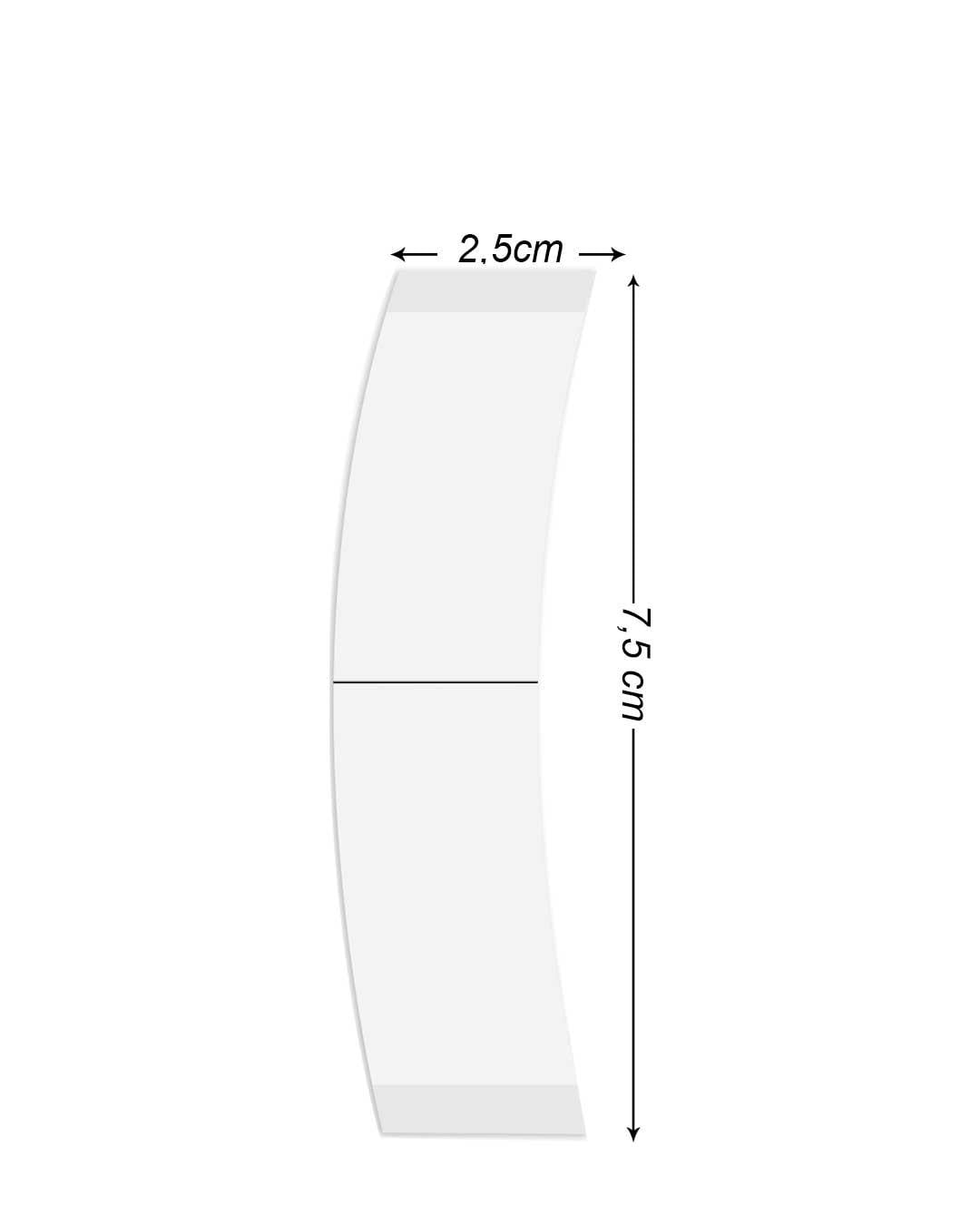 True Tape ElastiBond Protez Saç Bandı Oval ( 1
