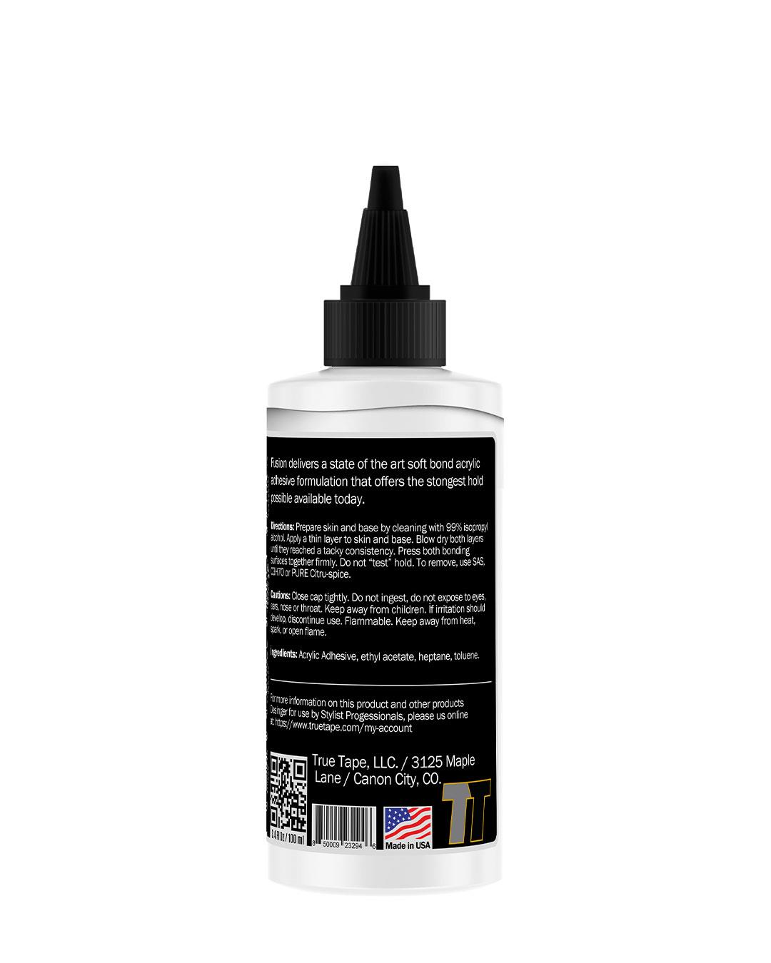 True Tape FusiON Soft Bond Adhesive Protez Saç Likid Yapıştırıcı 3.4 FL OZ (100ML)