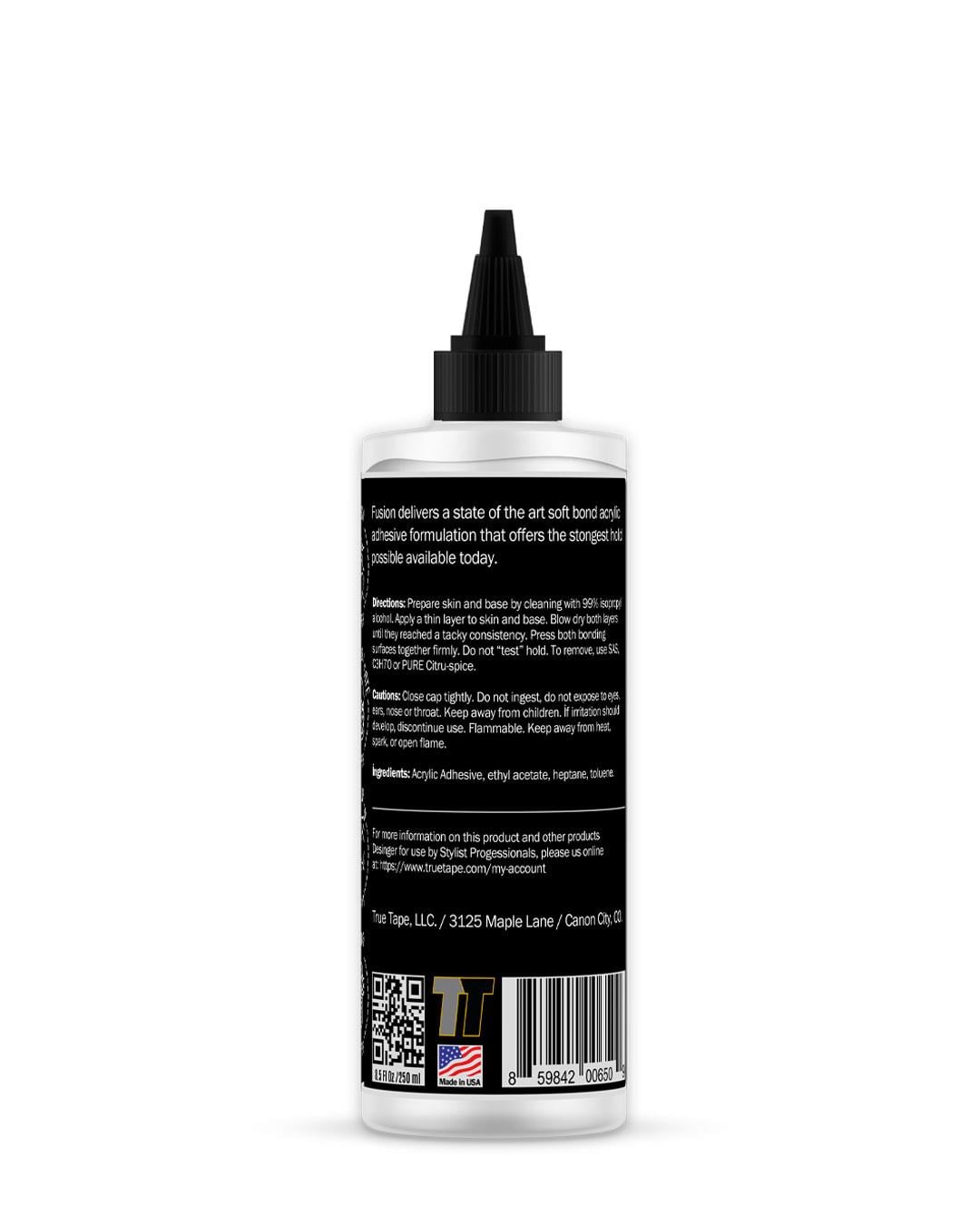 True Tape FusiON Soft Bond Adhesive Protez Saç Likit Yapıştırıcı 8.5 FL OZ (250ML)