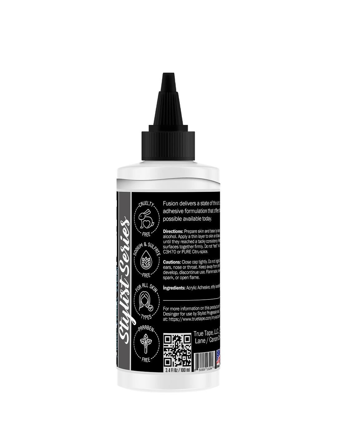 True Tape FusiON Soft Bond Adhesive Protez Saç Likid Yapıştırıcı 3.4 FL OZ (100ML)