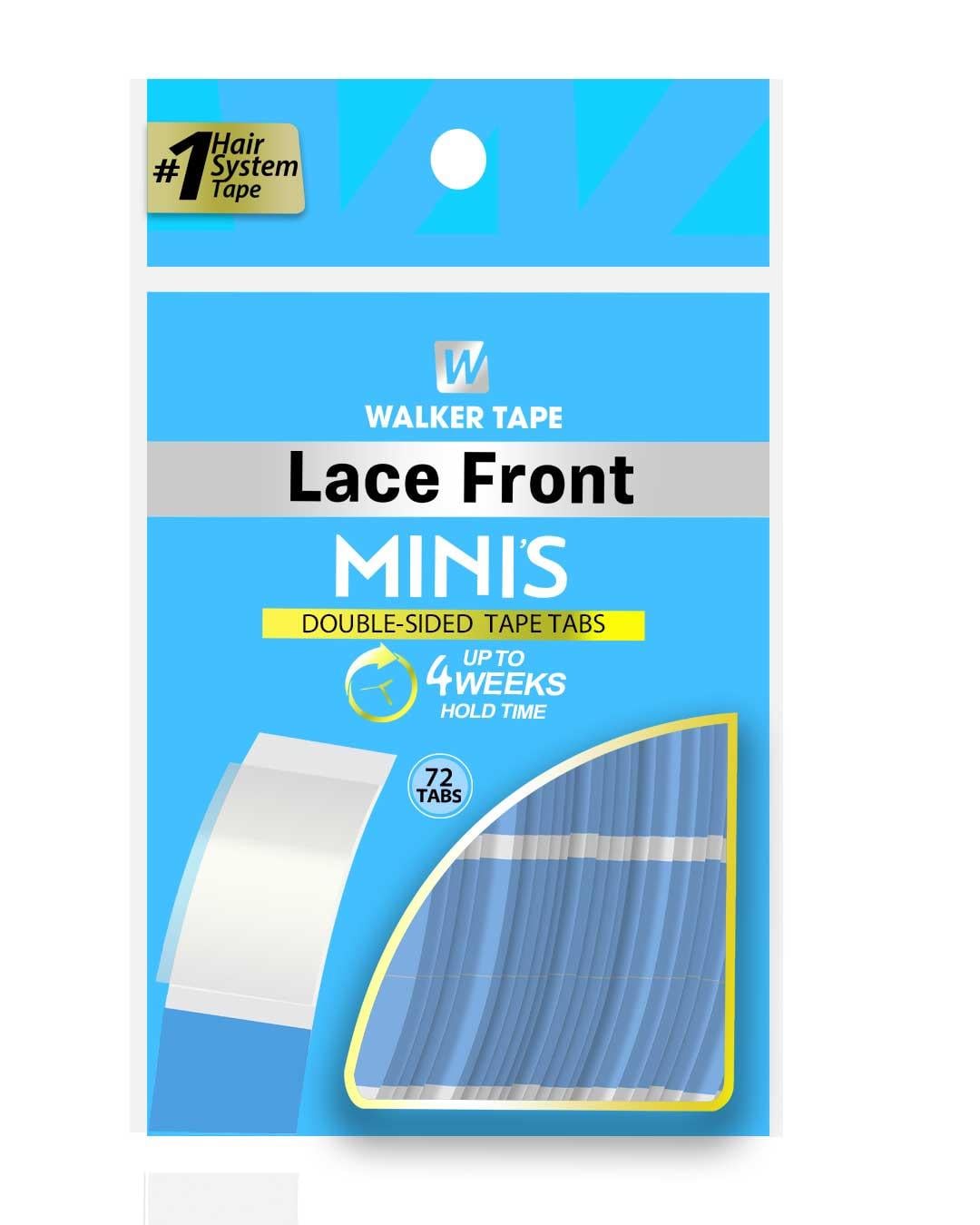 Walker Tape Lace Front Minis™ Protez Saç Bandı Oval 3/4″ x 3″ (1,90 x 7,62 cm) 72 Adet
