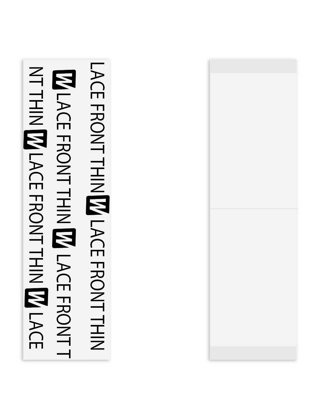 Walker Tape Lace Front Thin™ Protez Saç Bandı Düz 1″ x 3″ (2,5 x 7,5 cm) 36 Adet