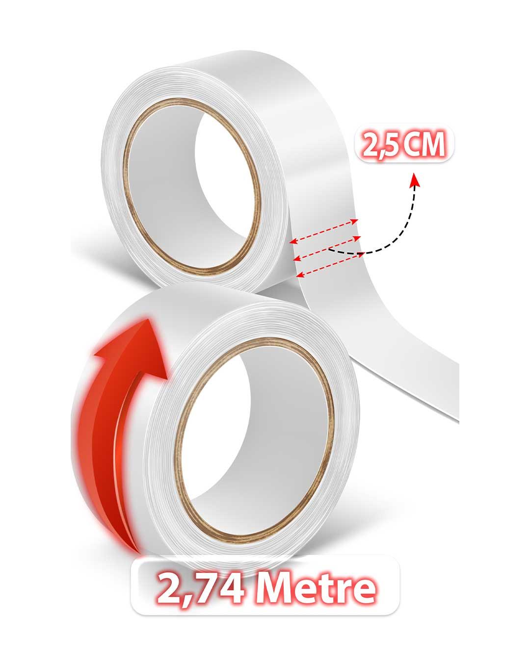 Walker Tape - Natural Hold™ Roll Tape - Protez Saç Bandı Rulo 3 Yds (2,74m)