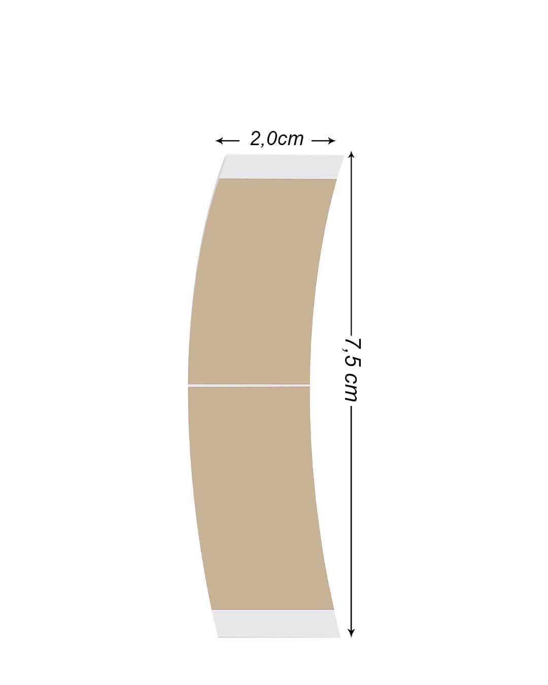 Walker Tape Natural Hold™ Tape Protez Saç Bandı Oval 