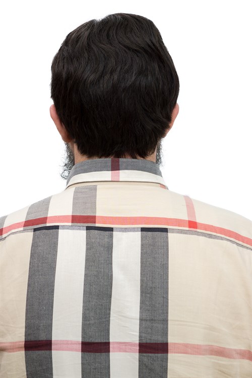 Erkek Protez Tül Peruk Doğal Renk