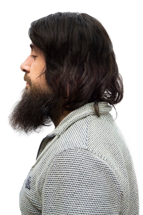 Erkek Protez Tül Peruk (Messy Bob) Doğal Renk