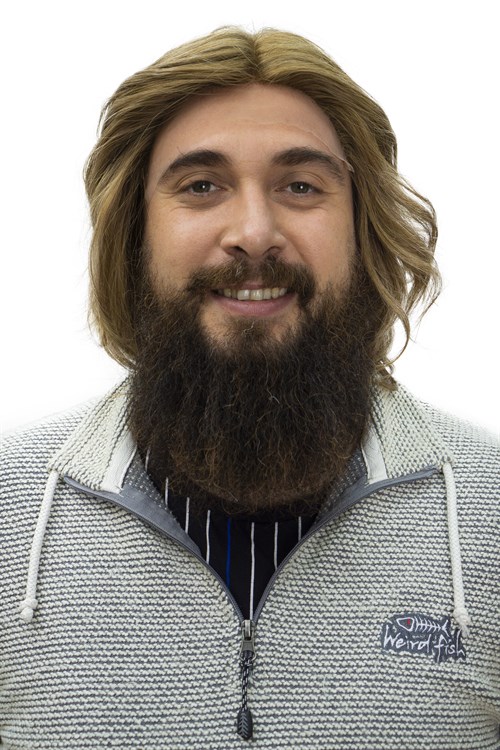 Erkek Protez Tül Peruk (Messy Bob) Küllü Açık Kumral