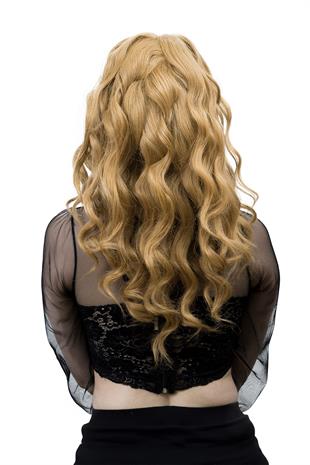 Dancia Full Tül Kadın Medikal Peruk Karemel