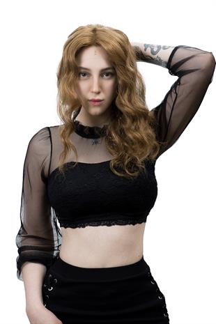 Dancia Full Tül Kadın Medikal Peruk Kumral