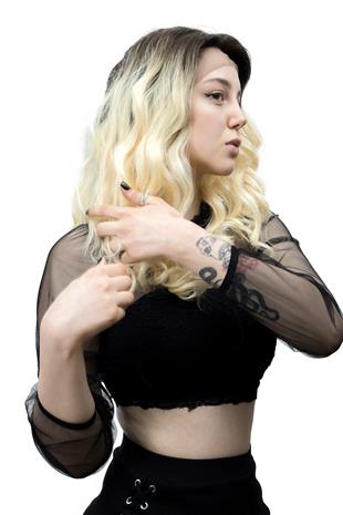 Dancia Full Tül Kadın Medikal Peruk Platin Ombreli