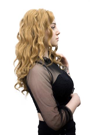 Dancia Full Tül Kadın Medikal Peruk Karemel