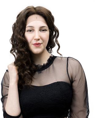 Dancia Full Tül Kadın Medikal Peruk Kestane 