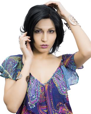 Messy Bob Orta Boy Tül Kadın Medikal Peruk Siyah