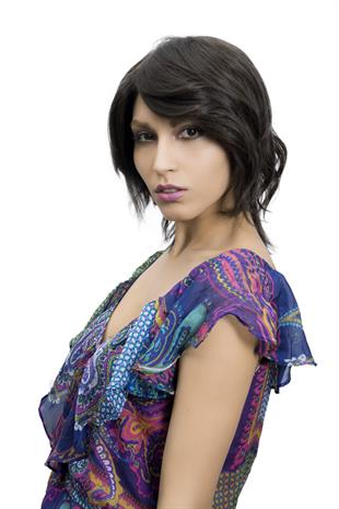 Messy Bob Orta Boy Tül Kadın Medikal Peruk