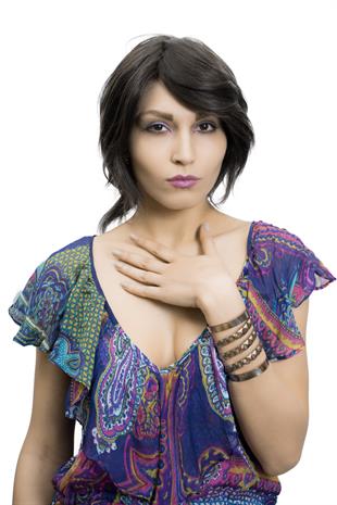 Messy Bob Orta Boy Tül Kadın Medikal Peruk