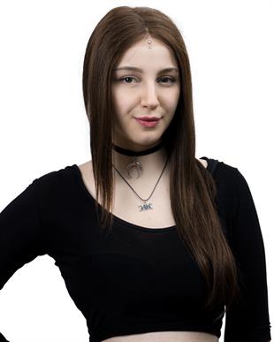 Natali Kadın Medikal Peruk Koyu Kestane