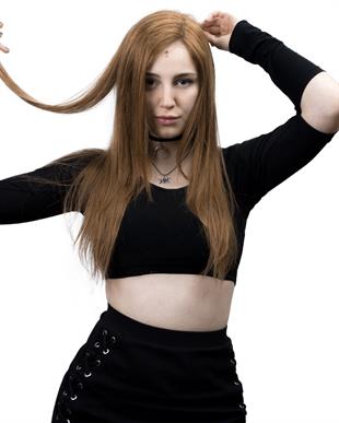 Natali Kadın Medikal Peruk Modeli Kumral Renk