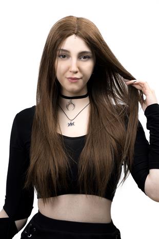 Natali Kadın Medikal Peruk Kahve Rengi