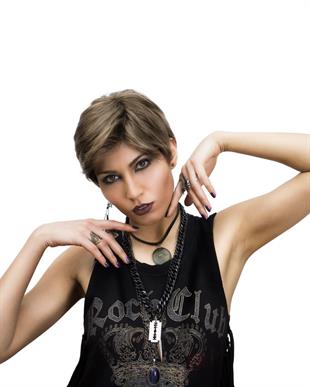 Pixie Kadın Kısa Medikal Peruk