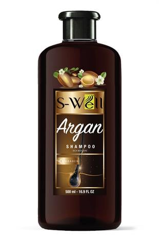S-Well® Argan Yağlı Protez Saç ve Medikal Peruk Saç Bakım Şampuanı 500 ml