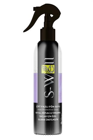 S-Well® | Protez Saç ve Medikal Peruklara özel Çift Fazlı Mor Fön Suyu 400 ml