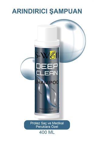 S-Well®S-Well Deep Clean Shampoo | Protez Saç Bakım Şampuanı 400 ML S-Well Deep Clean Shampoo | Protez Saç Bakım Şampuanı 400 ML - 8682190701497