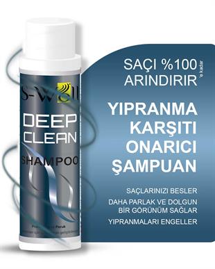 S-Well Deep Clean Shampoo | Protez Saç Bakım Şampuanı 400 ML