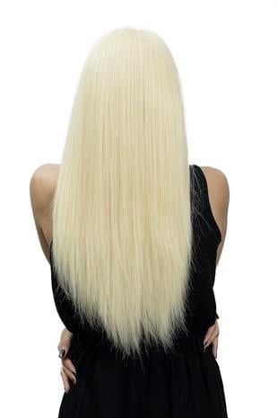 S-Well Medikal Tül Peruk Angel Plus Platin Sarı