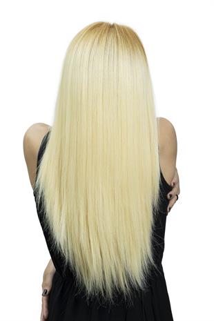 S-Well Medikal Tül Peruk Angel Plus Karamel Platin Sarı Ombreli