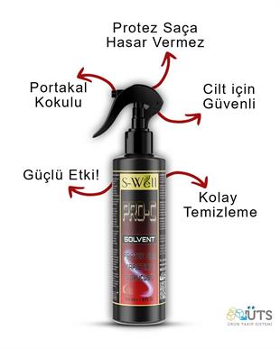 S-Well PRO-C Solvent Protez Saç Bant Sökücüsü 5 FL OZ (150 ML)