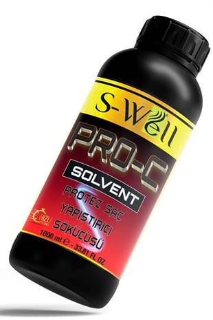S-Well PRO-C Solvent Protez Saç Bant Sökücüsü 33.81 FL OZ OZ (1000 ML)