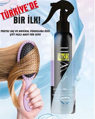 S-Well® | Protez Saç ve Medikal Peruklara özel Çift Fazlı Mor Fön Suyu 400 ml