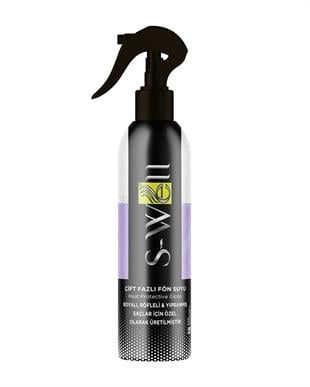 S-Well® | Protez Saç ve Medikal Peruklara özel Çift Fazlı Mor Fön Suyu 400 ml