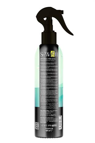 S-Well® | Protez Saç ve Medikal Peruklara özel Çift Fazlı Mavi Fön Suyu 400 ml