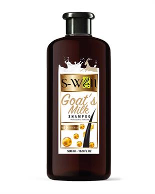 S-Well® Protez Saç ve Medikal Peruk için Keçi Sütlü Derinlemesine Temizleyici ve Bakım Şampuanı 500 ml