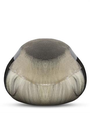 Star Erkek Protez Saç | 3 CM Ön Tek Düğüm & French Lace | S-Well