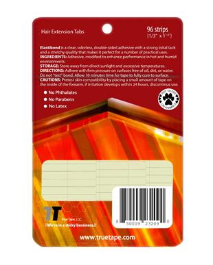 True Tape Elastibond Hair Extension Tape - Bant Kaynak Bandı (4 cm x 0,8 cm) 96 Adet