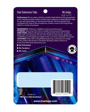 True Tape Performance Plus Hair Extension Tape - Bant Kaynak Bandı (4 cm x 0,8 cm) 96 Adet