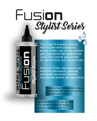 True Tape FusiON Soft Bond Adhesive Protez Saç Likit Yapıştırıcı 8.5 FL OZ (250ML)