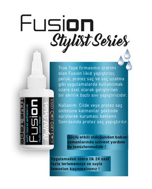 True Tape FusiON Soft Bond Adhesive Protez Saç Likid Yapıştırıcı 1.7 FL OZ (50ML)