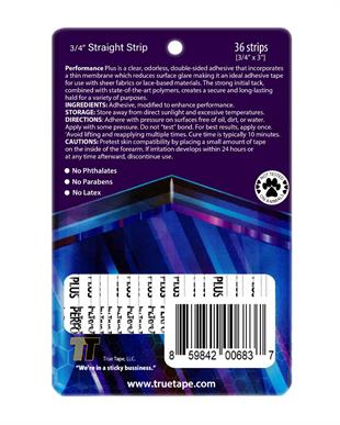 True Tape Performance Plus Protez Saç Bandı Düz (3/4 ST - 2,0cm x 7.5cm) 36 Adet