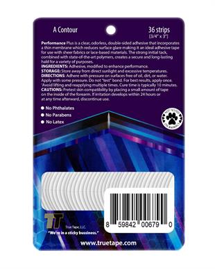 True Tape Performance Plus Protez Saç Bandı Oval (A - 2,0cm x 7.5cm) 36 Adet