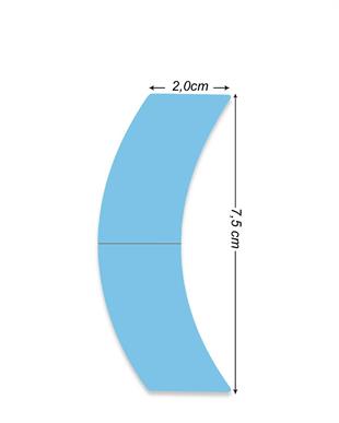 True Tape Performance Plus Protez Saç Bandı Oval (C - 2,0cm x 7.5cm) 36 Adet