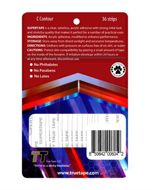 True Tape SUPERTAPE Protez Saç Bandı Oval (