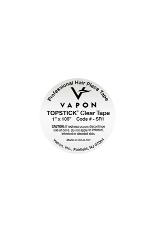 Vapon Tape | TOPSTICK Clear Tape Protez Saç Bandı Rulo (2,5cm x 2,74m)