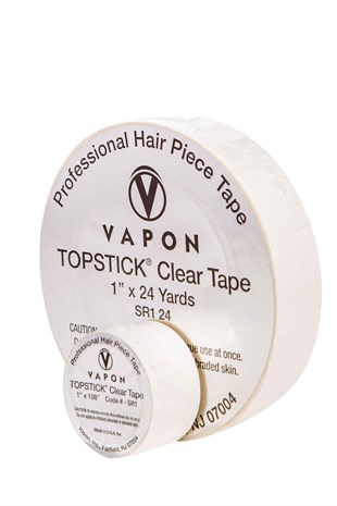 Vapon Tape | TOPSTICK Clear Tape Protez Saç Bandı Rulo (2,5cm x 2,74m)