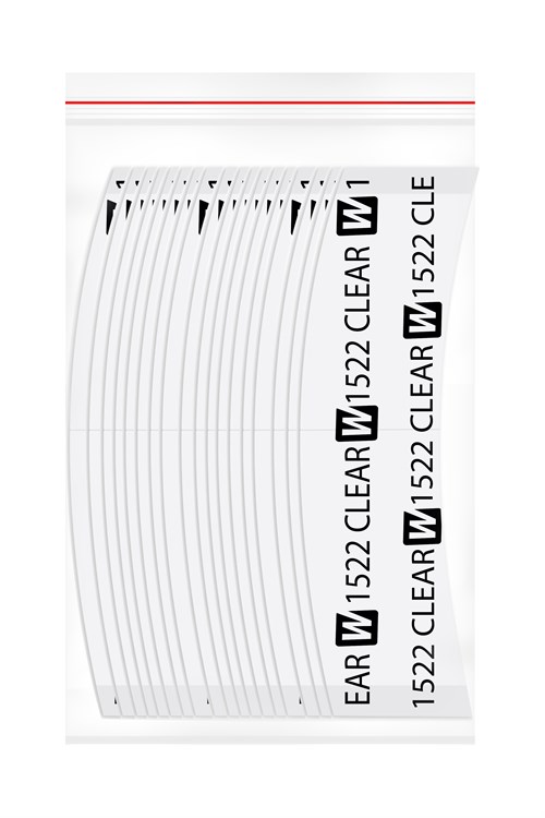 Walker Tape 1522 Clear Minis™ Protez Saç Bandı Oval 3/4″ x 3″ (1,90 x 7,62 cm) 72 Adet